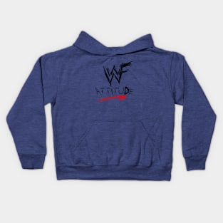 WWF  Attitude Eras Kids Hoodie